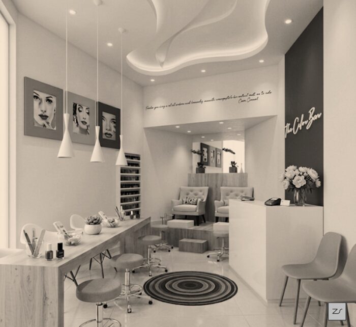 Diseño imagen retail para The Color Bar by Arzsan Arquitectura [zs]