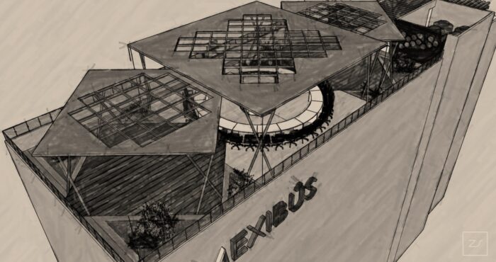 Roof Garden para Mx4 Mexibús Línea 4 by Arzsan Arquitectura [zs]