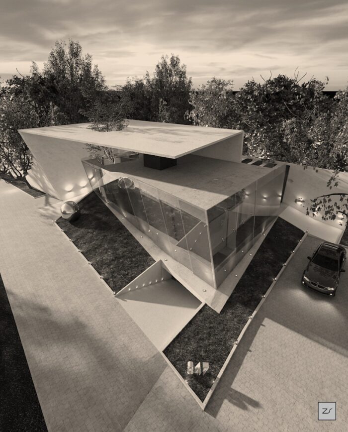 Proyecto casa habitación Montecitos, en Ciudad de México by Arzsan Arquitectura [zs]